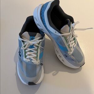 On Running Cloud Trainers with Sky Blue Accents